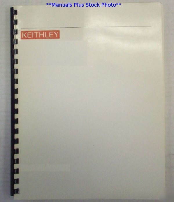 Keithley 35035 operating manual - $5 shipping 