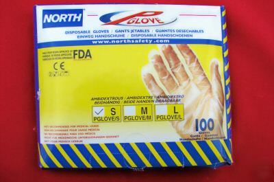 New 1 - case 10,000 disposable plastic gloves - medium