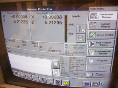 1998 cincinnati hawk 150 cnc turning center w 2100