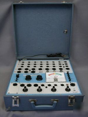 B&k-707 tube tester + operator & tube setup manual