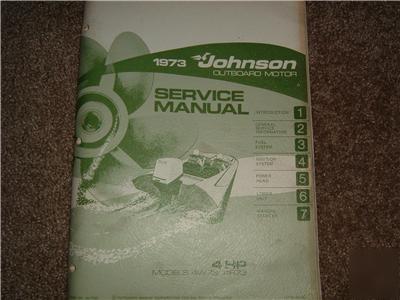 Johnson 4HP models 4W73, 4R73