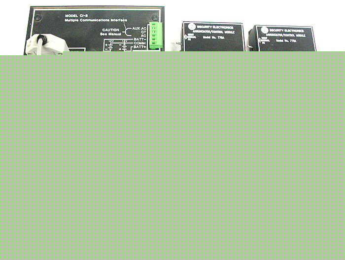 Lot security electronics annunciator control modules