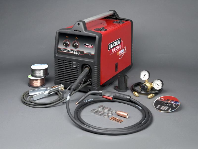 New lincoln power mig 140C mig welder w/cart K2471-1 