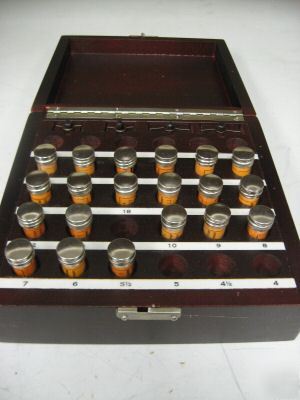 Pratt & whitney thread measuring wire set