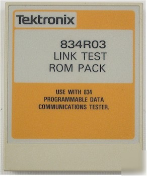 Tektronix 834R03 rom for 834 data communications tester