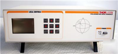 Thorlabs PA530 with polarimeter data console fiber fc