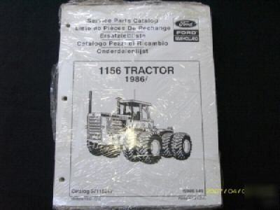 New ford holland 1156 tractor parts manual