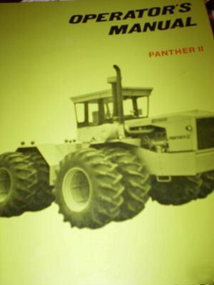 Steiger panther ii tractor operators manual