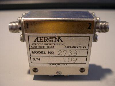 Aercom coaxial circulator 2733 sma (m-m)