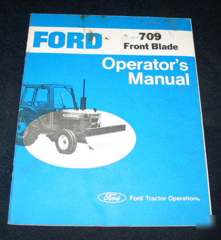 Ford series 709 front blade