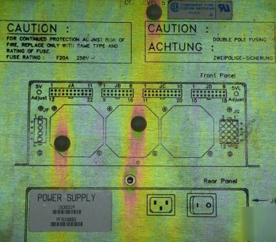 Tectrol 6 output switching dc power supply 5-24V nice 