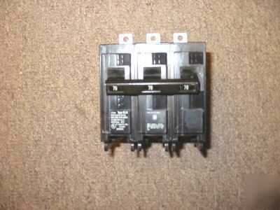 Siemens B370HH HBL370 65K hacr hbl 3 pole 70A breaker