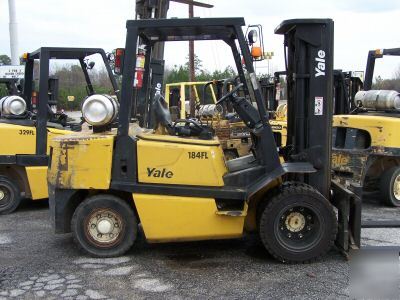 Yale 7,000 lb dual wheel pneumatic forklift