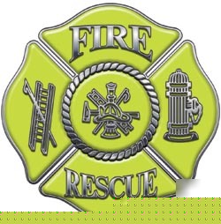Firefighter decal reflective 12