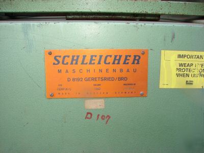 Schleicher multi head drill boring machine hinge 