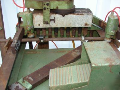 Schleicher multi head drill boring machine hinge 