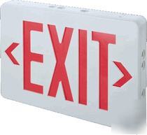 Tcp red led exit sign with battery 20743D