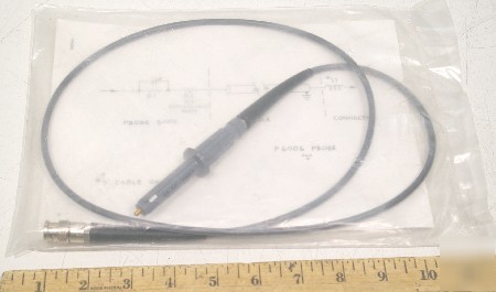 Tektronix tek P6006 oscilloscope 10X probe 35MHZ - nos