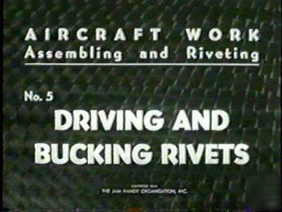 Fasteners & riveting instruction films movies dvd