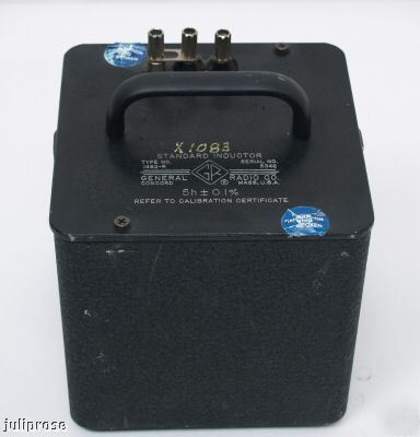 General radio 1482-r 5H standard inductor