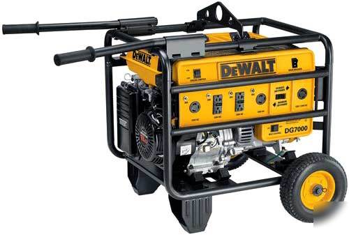 Dewalt 7000 watt 13 hp honda gas generator DG7000