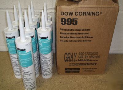 New 10 tubes dow corning # 995 silicon structural caulk