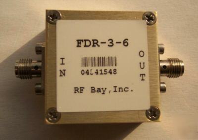 New frequency doubler 1.25-3.0GHZ input, fdr-3-6, , sma