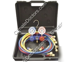 New mastercool 98660 dual 134A r-12 aluminum gauge set 