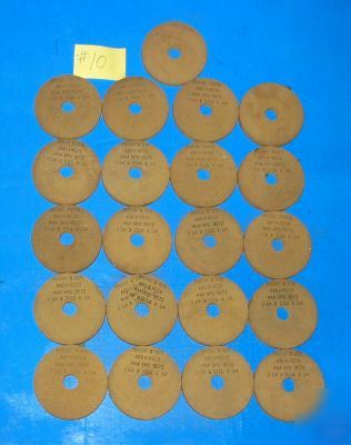 New radiac 3-3/4X7/16X3/4 grinding wheel lot/21 type 1