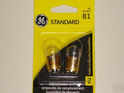 2 nip nos ge #81 fuse bulb for hickok, tv-7 tube tester