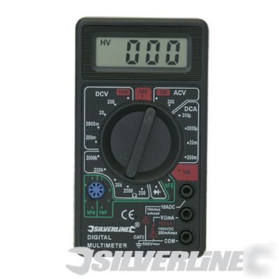 Digital multimeter multi-meter voltage tester dmm dvm