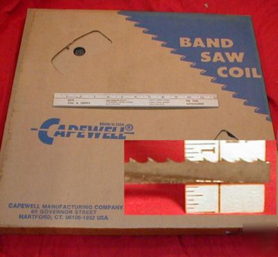 New 250 foot coil of capewell band saw blade material 