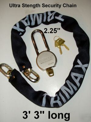 Trimax magnum 64MM solid steel padlock rekey 2.5