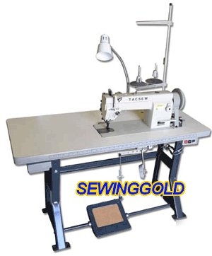 Tacsew leather walking foot industrial sewing machine 