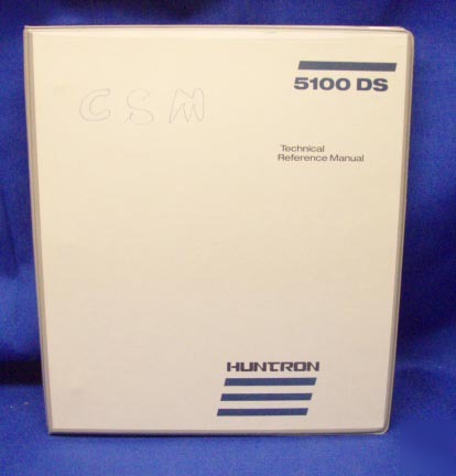 Huntron 5100 ds technical reference manual