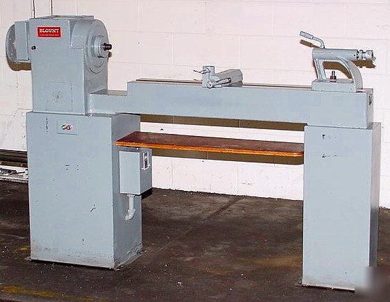 12.5 woodworking, blount 4SIC wood lathe 1/2 