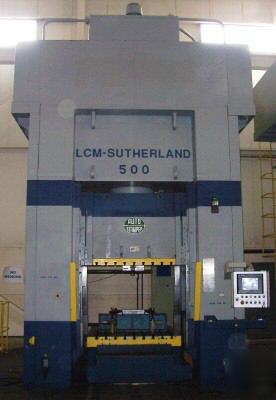 550TON lien chieh sutherland hydraulic press production