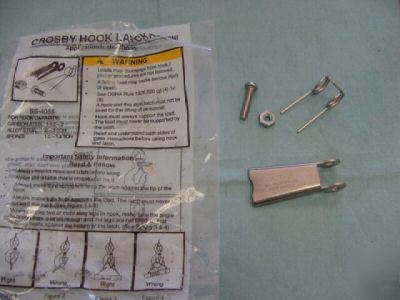 Lot of crosby model: ss-4055 hook latch kits, 40 piece<