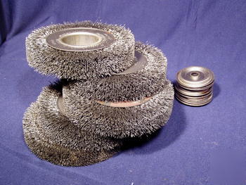 New lot *5* wire brush wheel 6 inch advance & weiler