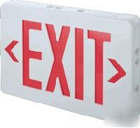 Tcp red led exit sign with battery 20743D