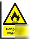 Dang. when wet sign-s. rigid-300X400MM(wa-038-rm)