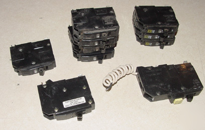 10PC square d qo series circuit breakers