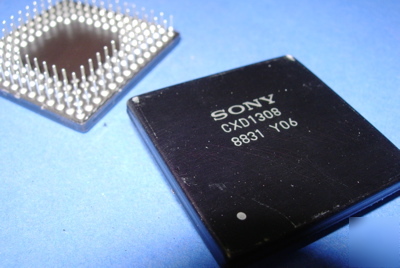 Cpu CXD1308 sony black pga rare vintage 1988