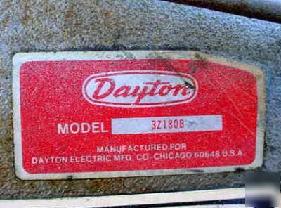 Dayton 5 hp single phase air compressor,cast iron pump