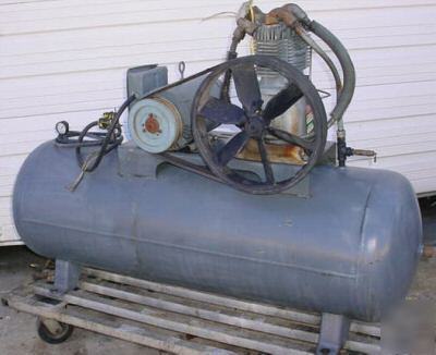 Dayton 5 hp single phase air compressor,cast iron pump