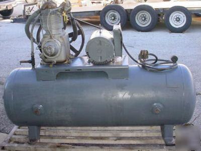 Dayton 5 hp single phase air compressor,cast iron pump