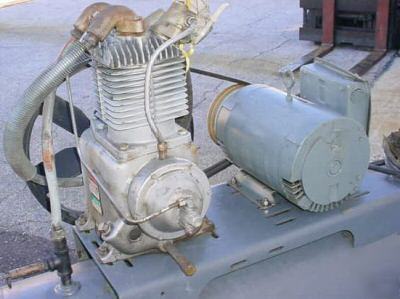 Dayton 5 hp single phase air compressor,cast iron pump