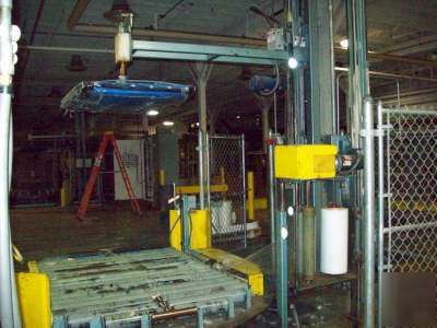 Kaufman stretch wrap machine for pallets