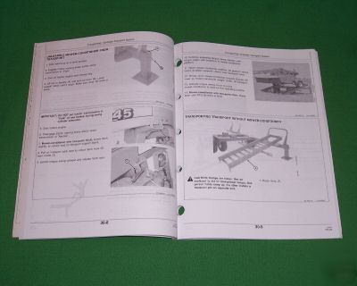 Lot 2 john deere 945 rotary impeller mower manuals 