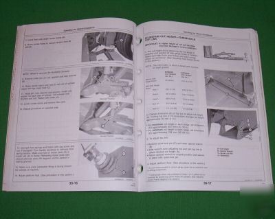 Lot 2 john deere 945 rotary impeller mower manuals 